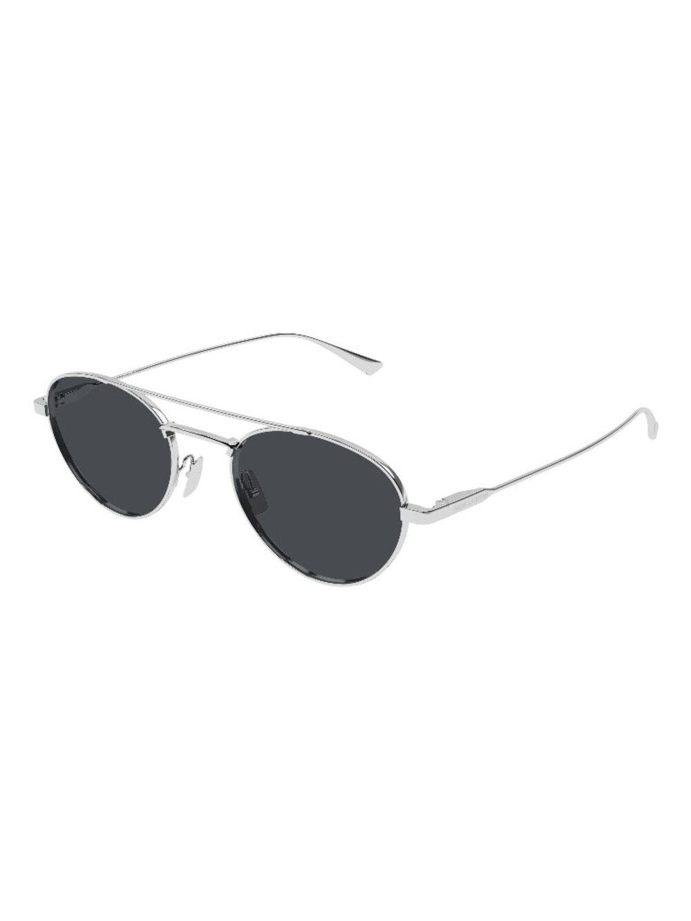 New Saint Laurent Women's Sunglasses Silver Grey Lens Metal Frame SL 97 002 51